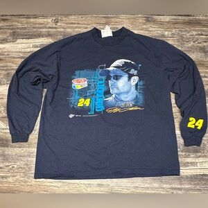Y2K Jeff Gordon #24 DuPont NASCAR Long Sleeve Shirt - XL - Winner’s Circle - GUC